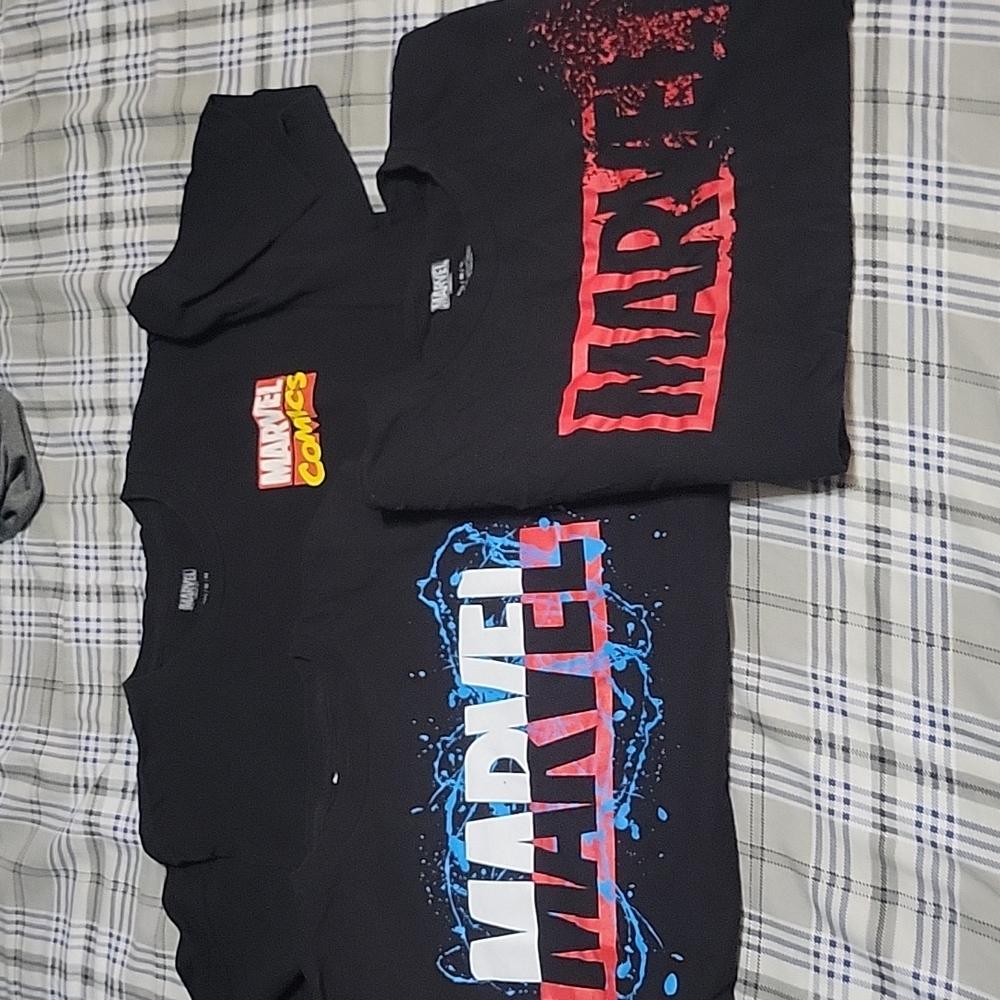 3 mens Marvel Tshirts